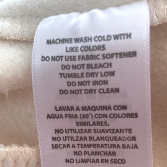 bebe Sport Polar Fleece Snap Cream Pink Jacket Sz M - Picture 13 of 15